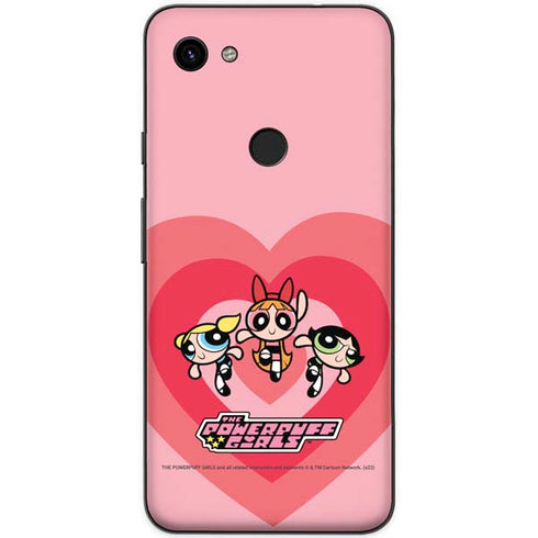 Cartoon Network Powerpuff Girls Hearts Google Pixel 3a XL Skin